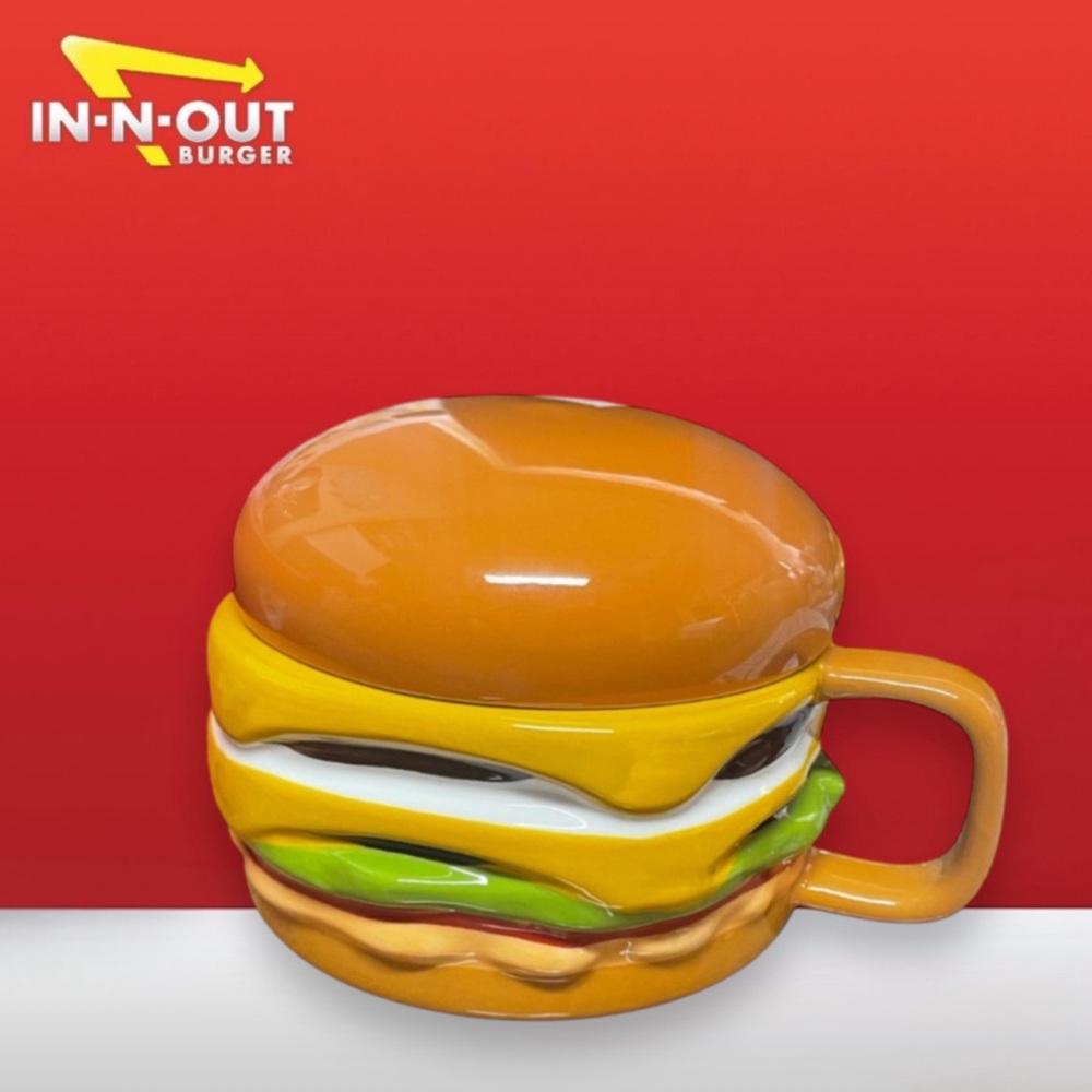 In-N-Out Burger Employee Exclusive Collectible Giant Double Double Mug